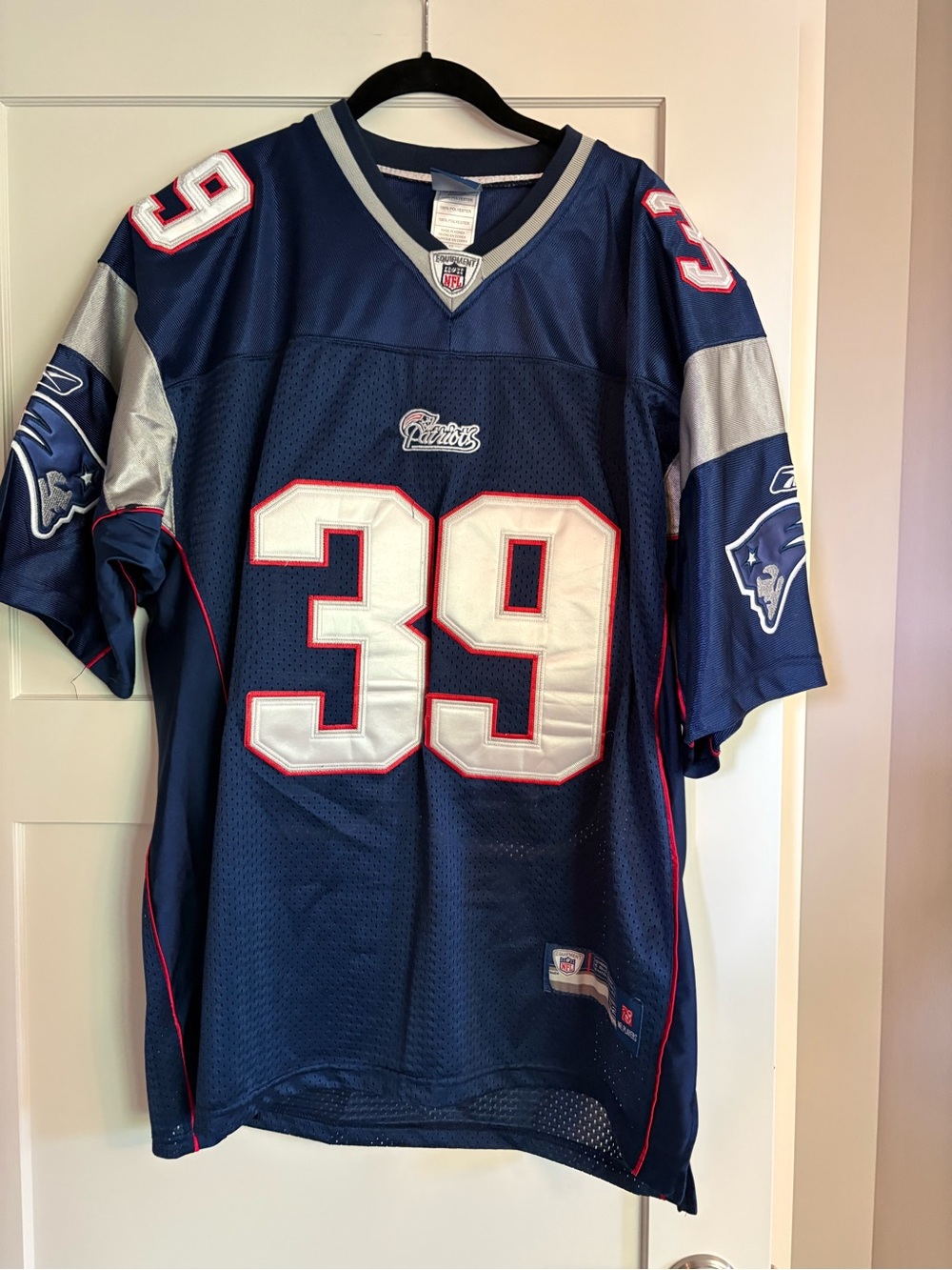 Reebok OnField New England Patriots Jersey #39 Woodhead